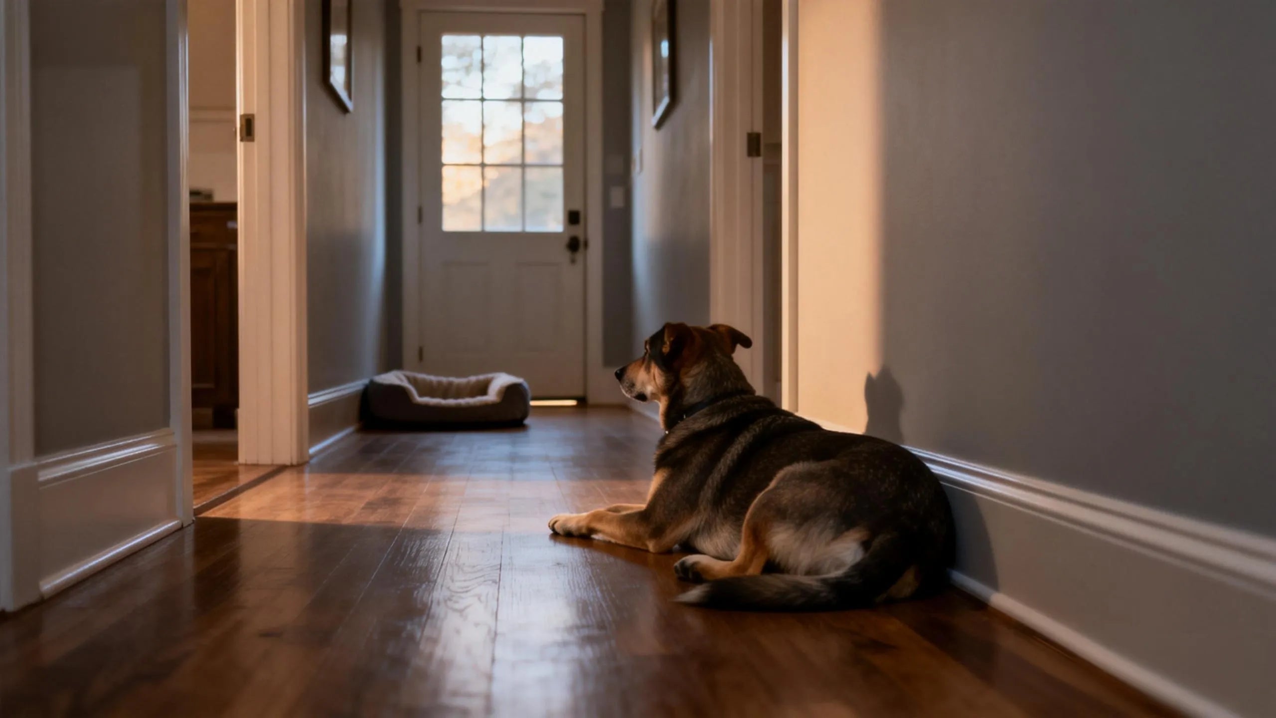 My Dog Only Sleeps Near the Door or Hallway: What This Says About Safety
