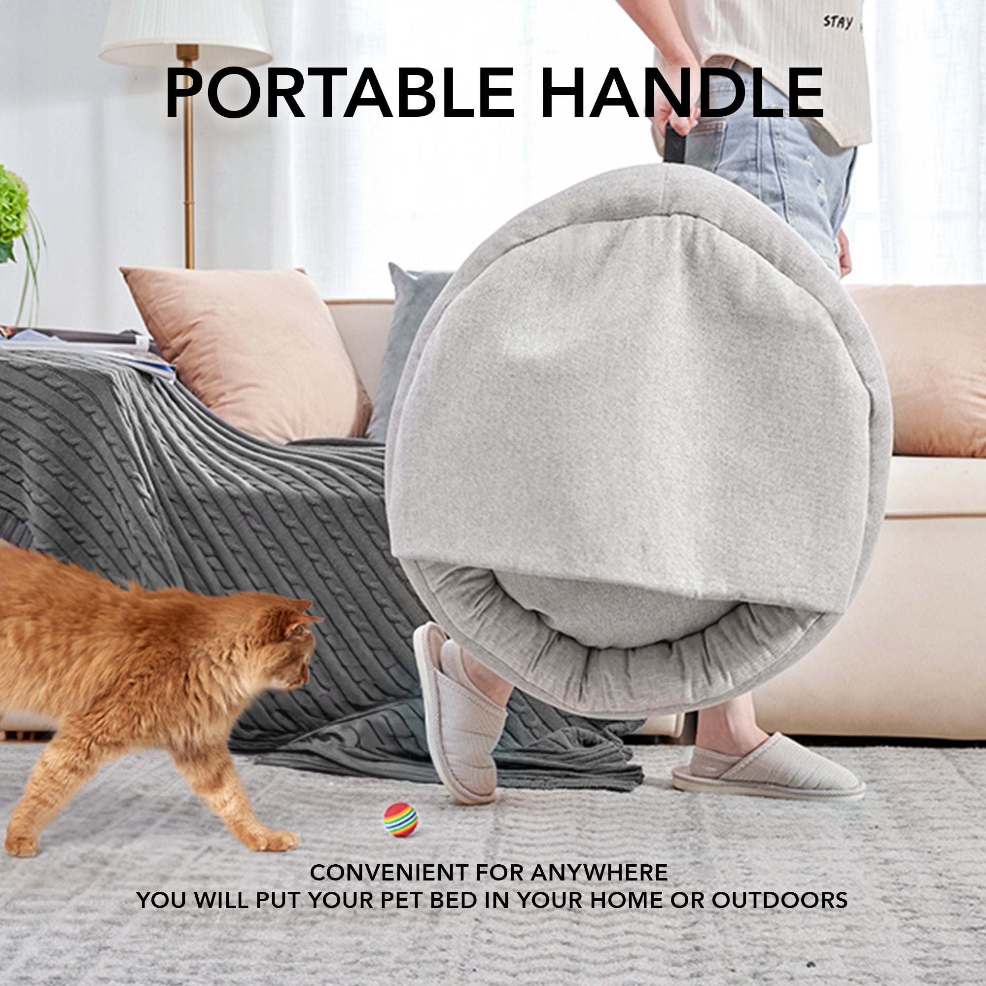 Hooded Pet Beds