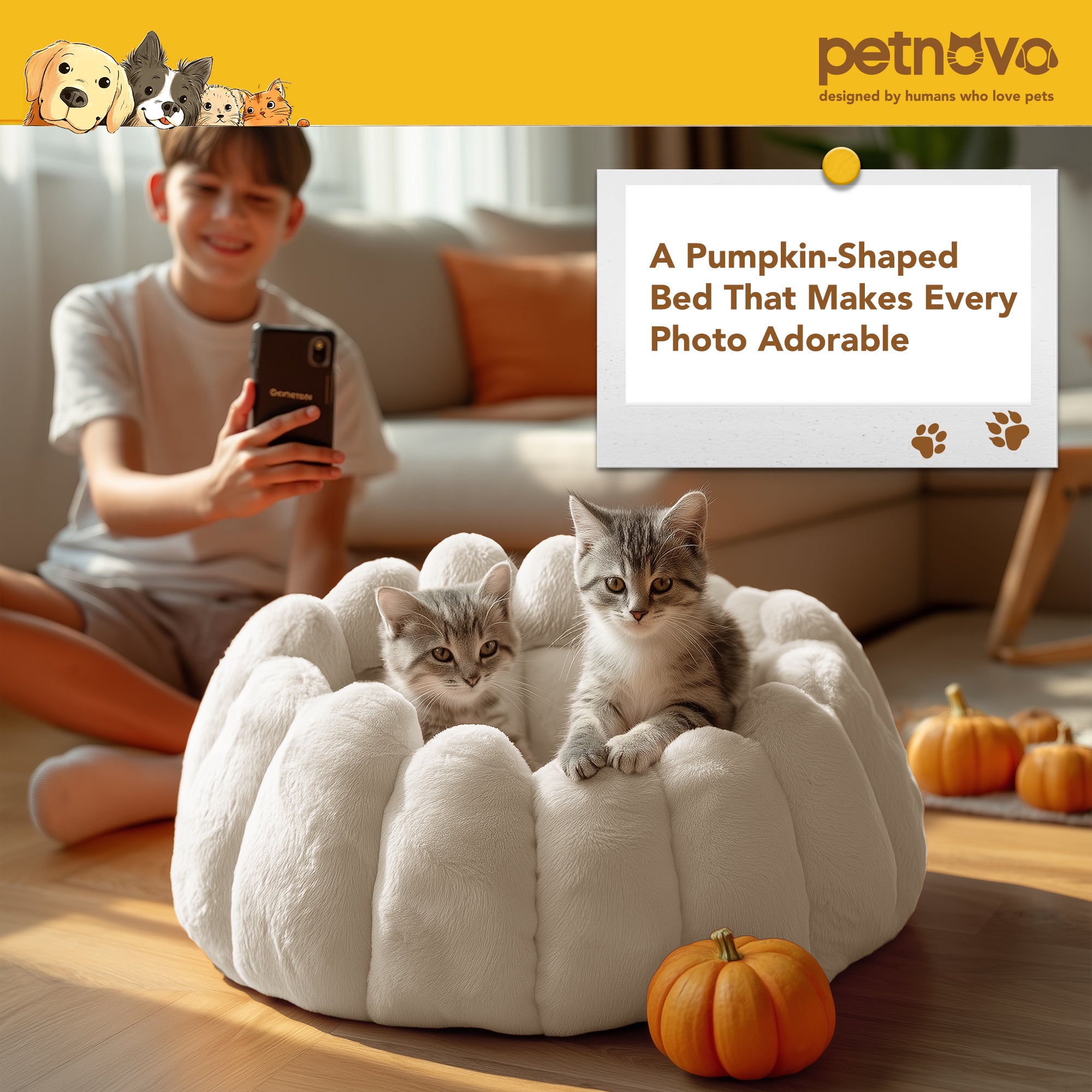 Pumpkin Snuggle Nest