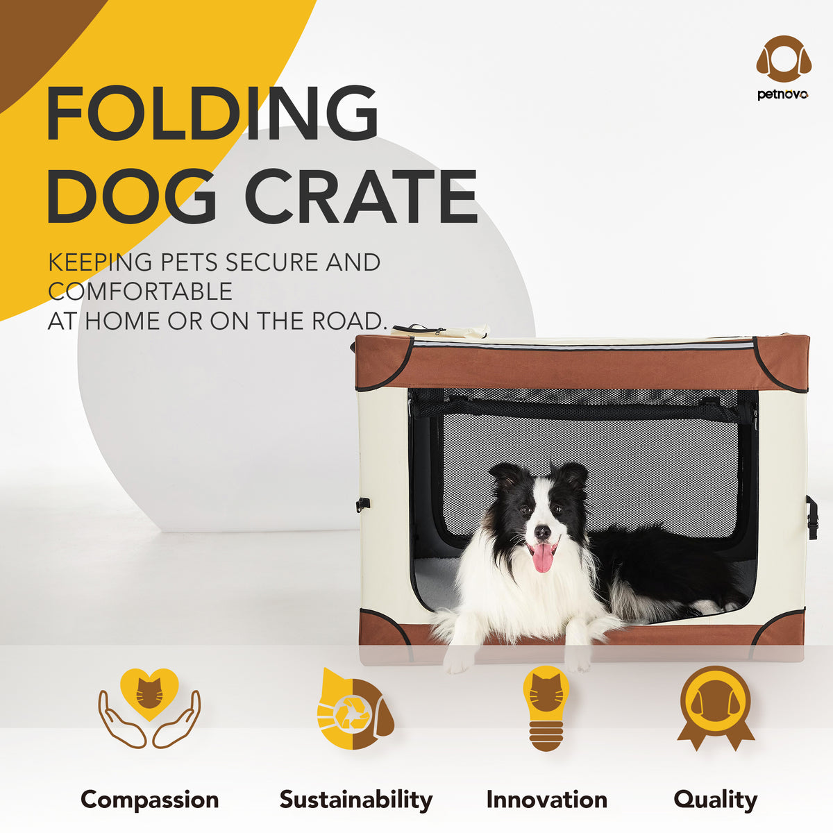 Picture of Portable Folding Dog Crate