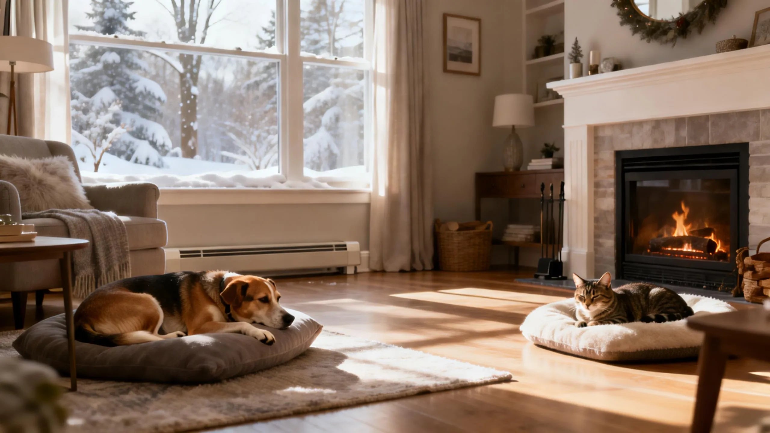 Keep Pets Warm Indoors Without Overheating (Safe Winter Guide)