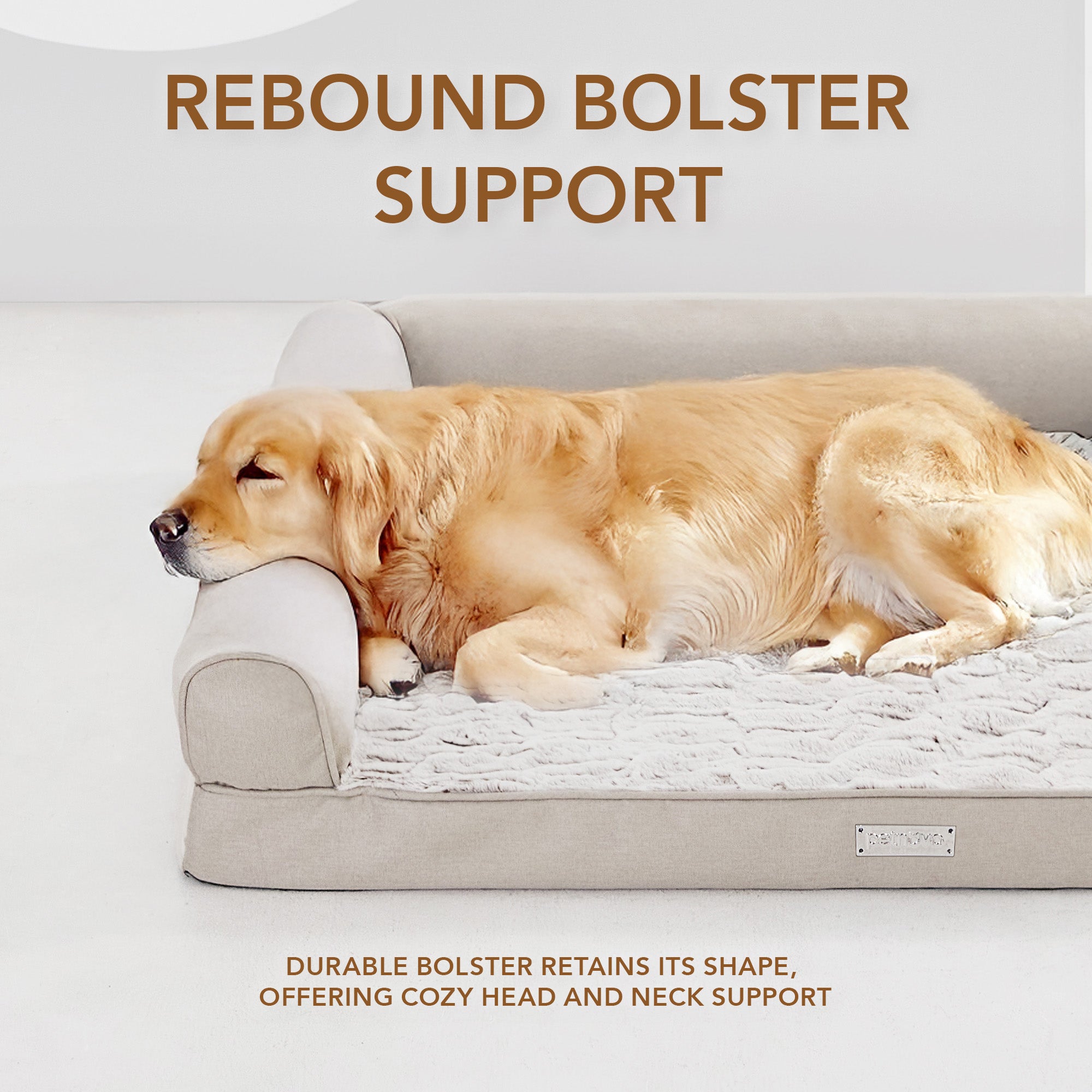 C-Shaped Dog Bed