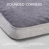 Plush Straw Mat Edge Waterproof Dog Bed