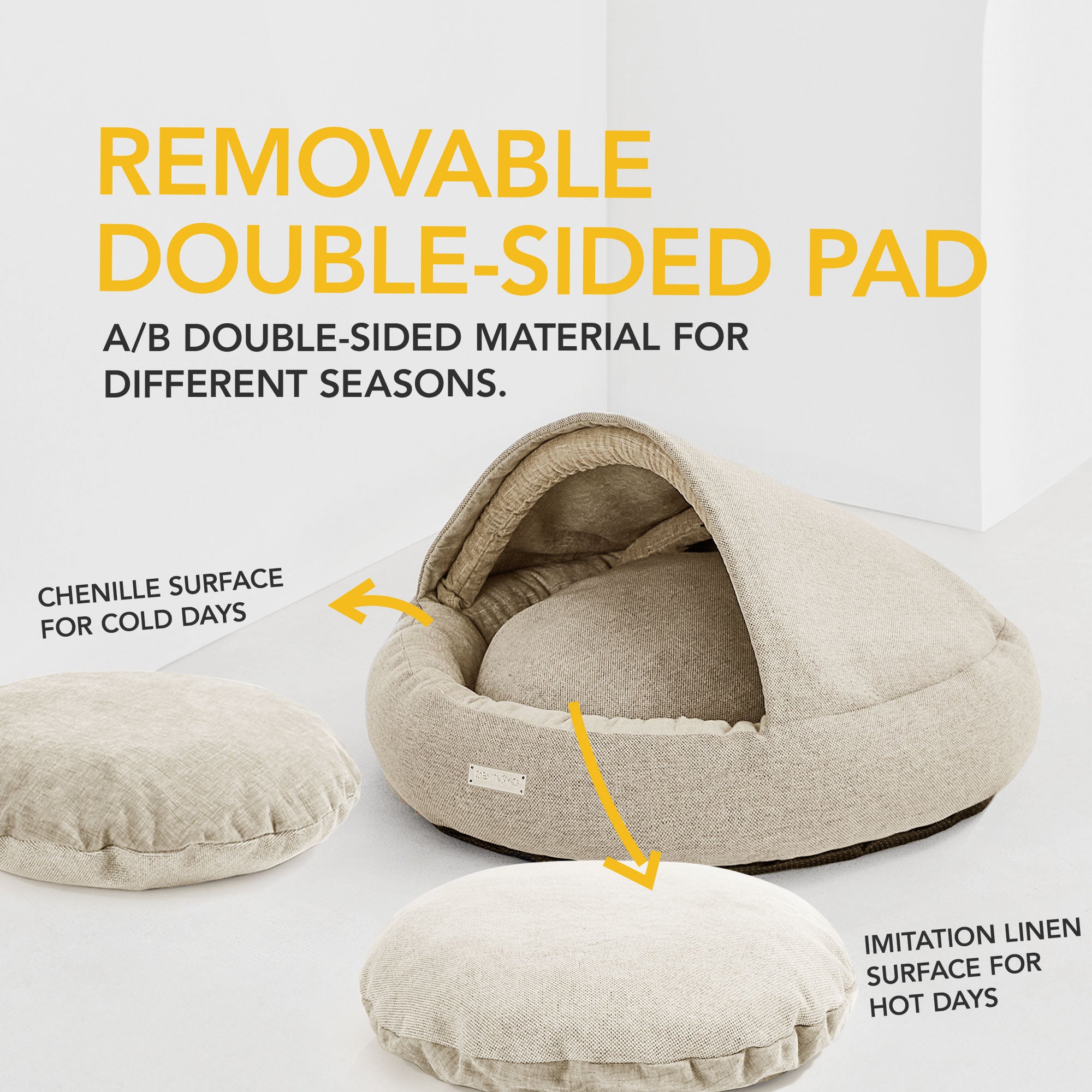 Hooded Pet Beds