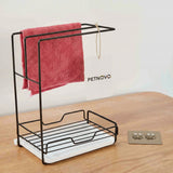 Pet Towel Stand — Free-Standing Drying Rack & Organiser for Pet Towels and Care Essentials